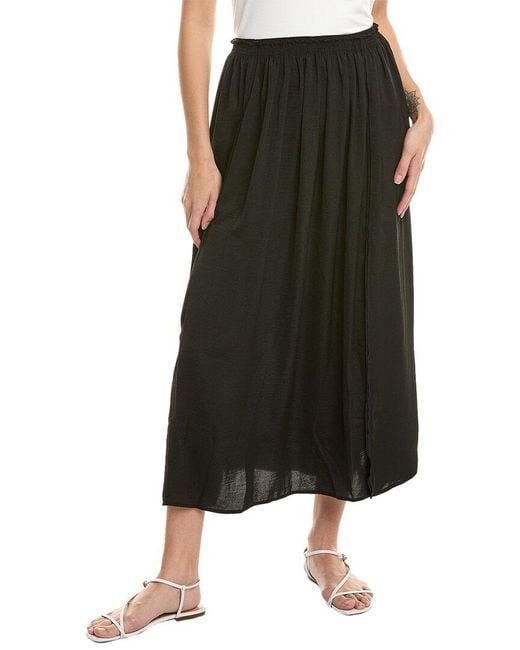 Tahari Black Pleated Skirt