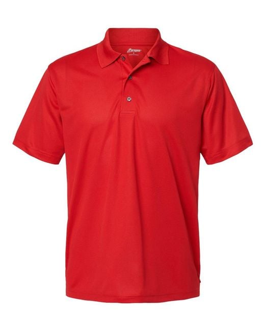 Paragon Red Value Polyester Polo for men