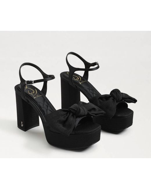 Sam Edelman Black Julieta Platform Heel