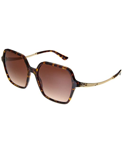 BVLGARI Brown Bv8252 56mm Sunglasses