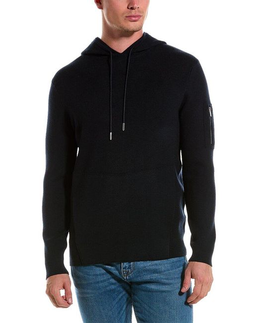 Karl Lagerfeld Black Sweater Hoodie for men
