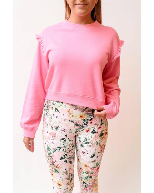 Generation Love Pink Zoe Ruffle Sweatshirt I