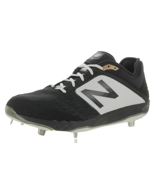 New Balance Black 3000v4 Metal Sport Cleats Baseball Shoes for men