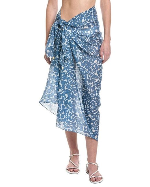 Echo Blue Climbing Vines Pareo Wrap