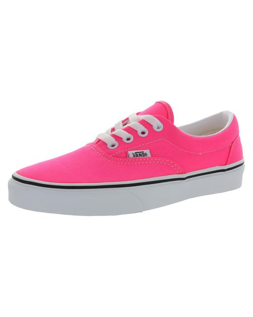 Vans Era Canvas Low-top Sneakers in Pink | Lyst
