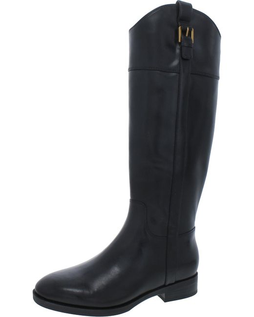 Vionic Black Phillipa Leather Tall Knee-high Boots
