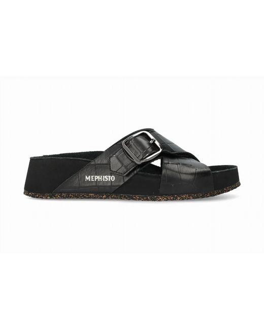Mephisto Black Berrie Sandal