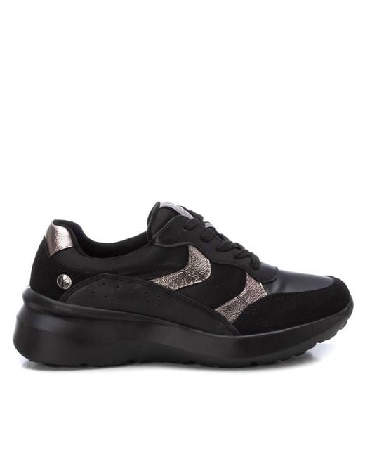 Xti Black Trainer Sneakers