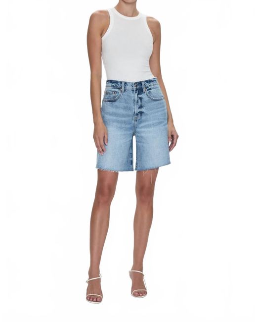 Pistola Blue Kaylee High Rise Pinched Straight Short