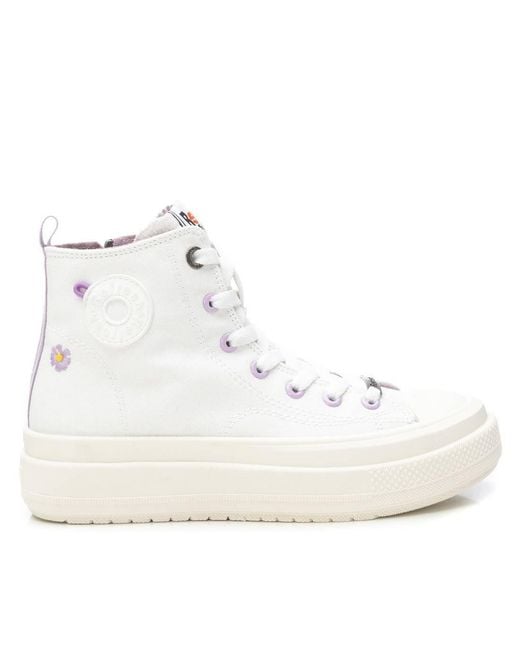 Xti White Refresh Collection Sneaker Booties By