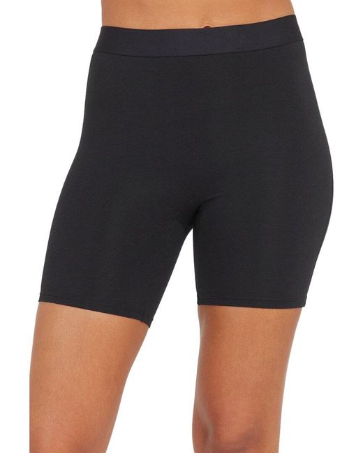 Spanx Black Cotton Control Everyday Short