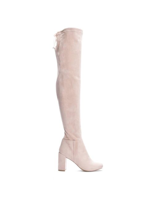 Chinese Laundry King Over the knee Boot In Taupe in Pink Lyst