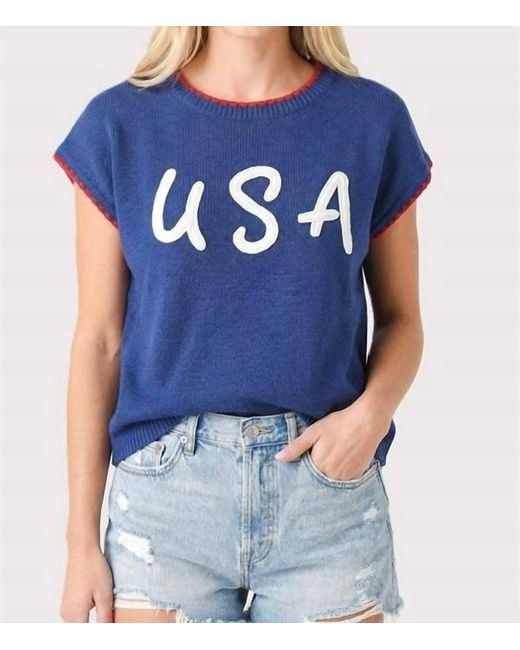 Staccato Blue Betsy Top