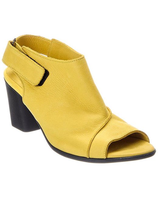 Arche Yellow Faraon Leather Flat