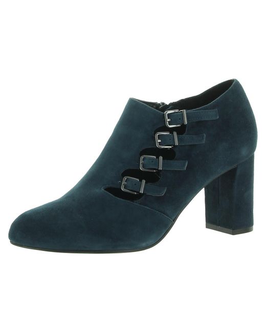 joal leather block heel shooties