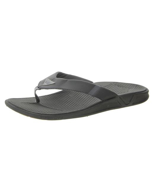 Columbia Gray Pgf Arch Support Slip On Thong Sandals for men
