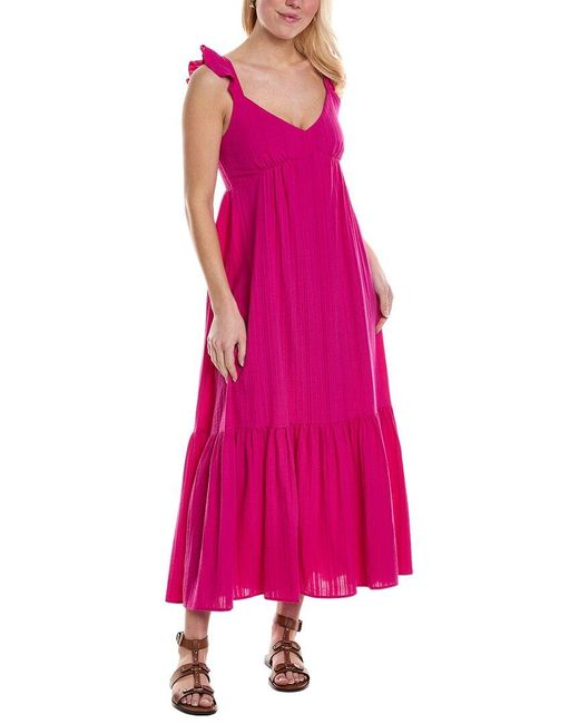 Saltwater Luxe Pink Tank Maxi Dress