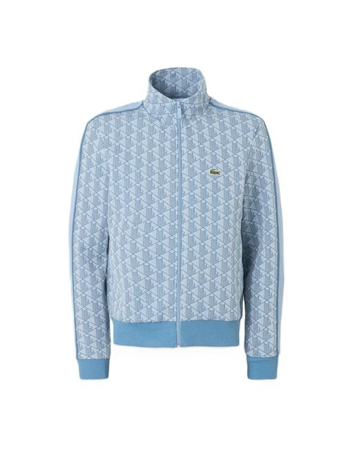 Lacoste Blue Light Paris Jacquard Jacket for men