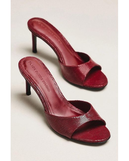 Black Suede Studio Freddie 65 Mules