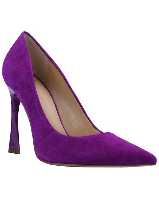Marc Fisher Sassie Suede Pump in Purple - Save 1% | Lyst