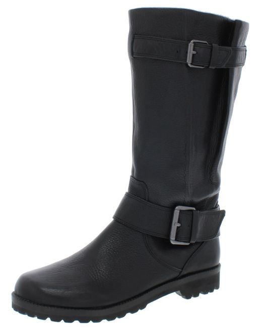 Gentle Souls Buckle Up Leather Harness Motorcycle Boots in Black | Lyst