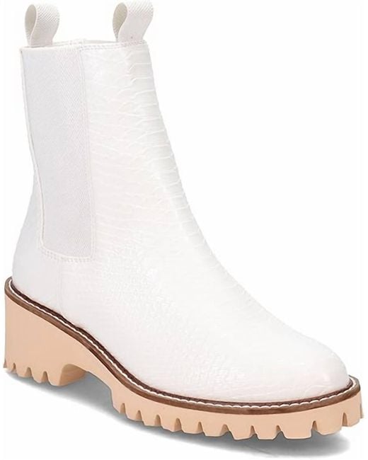 Matisse White Chase Bootie