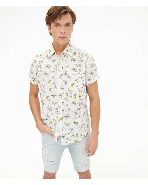 Aéropostale Flamingo Pineapple Print 