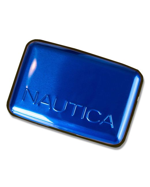 Nautica Blue Logo Security Wallet for men