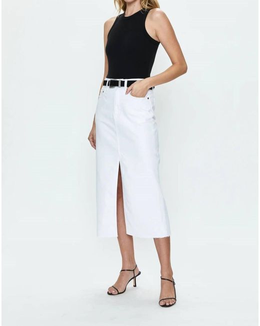 Pistola White Alice Midi Skirt