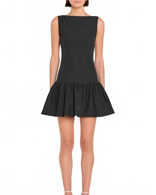 Amanda Uprichard Black Katina Mini Dress