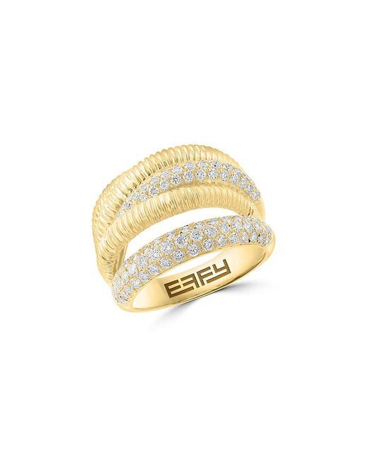Effy Fine Jewelry Metallic Over 1.13 Ct. Tw. Lab-Grown Diamond Ring