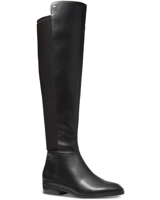 MICHAEL Michael Kors Black Bromley Tall Pull On Over-the-knee Boots