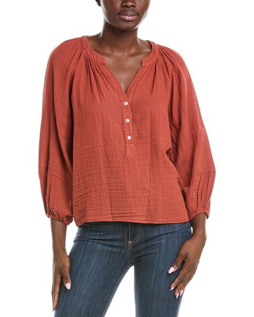 Velvet By Graham & Spencer Red Top