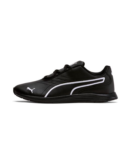 PUMA Black Ella Lace Up Shoes