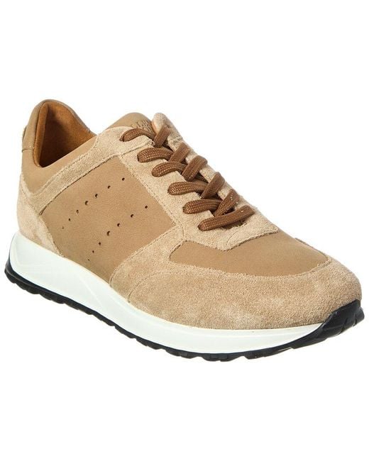 Allen Edmonds Natural Everett Suede Sneaker for men