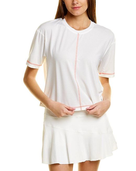 Lija Synthetic Run Around T-shirt in 