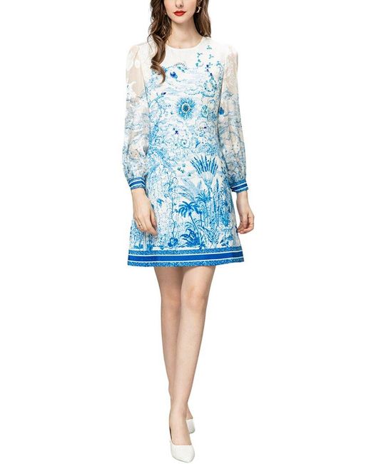 BURRYCO Blue Mini Dress
