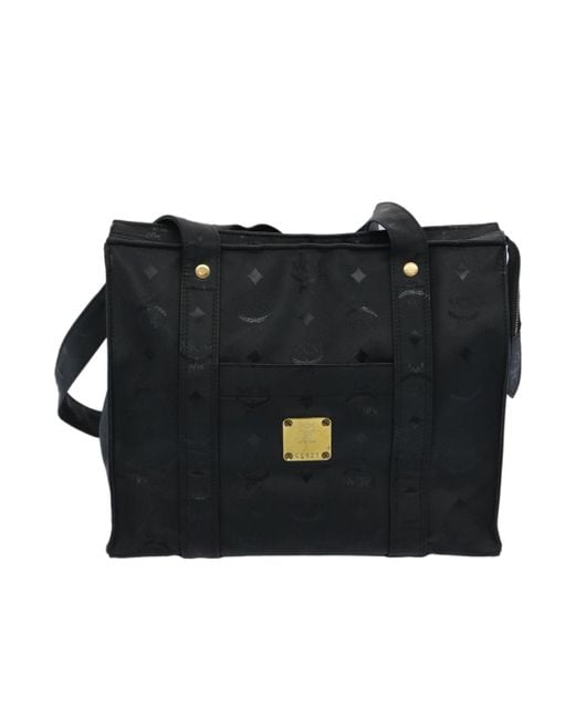 MCM Black Synthetic Shoulder Bag (pre-owned)