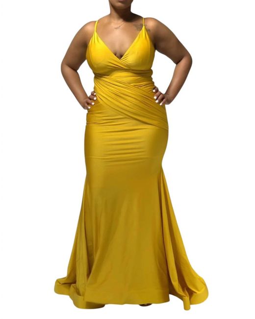sachin and babi light blue dress Our famous “Satin Open Back Maxi Dress in Yellow” is finally back in stock  💛🍸 #lucyintheskystore main image 0