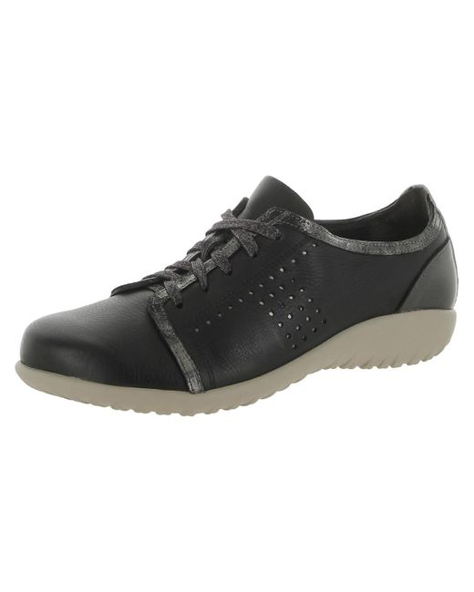 Naot Black Avena Leather Comfort Casual And Fashion Sneakers