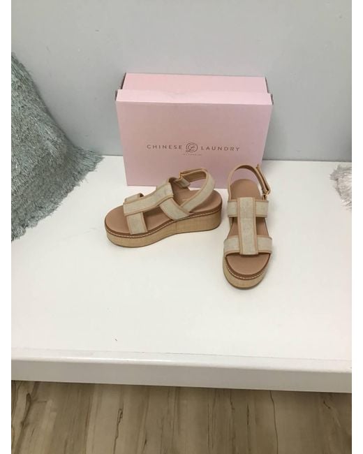 Chinese Laundry Gray Swell Wedge Sandal