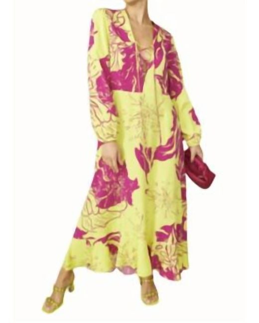 Jayley White Sienna Floral Maxi Dress