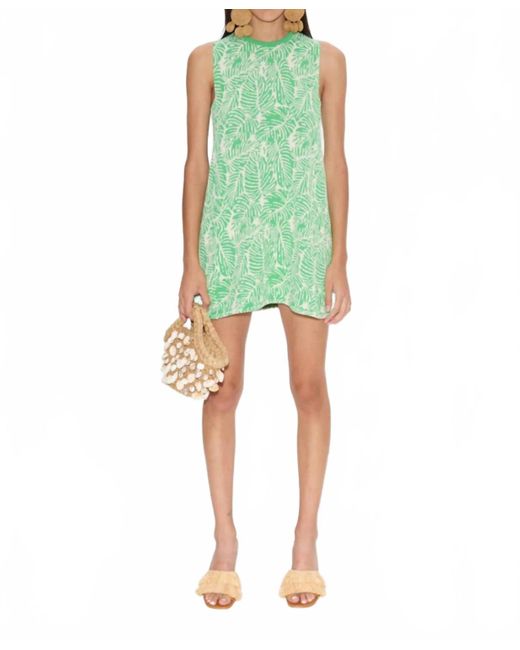 Simon Miller Green Zana Knit Mini Dress