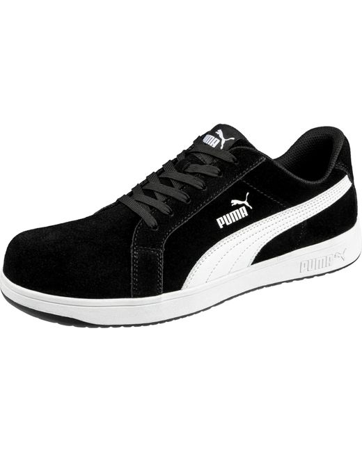 PUMA Black Iconic Suede Low Astm Eh 640015 for men