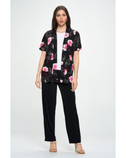 TRUEDAMES Blue Stylish Drape Jacket