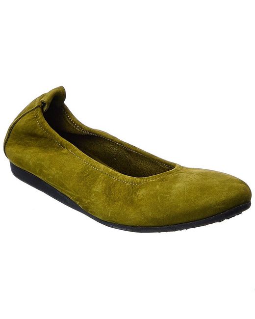 Arche Green Laius Leather Flat