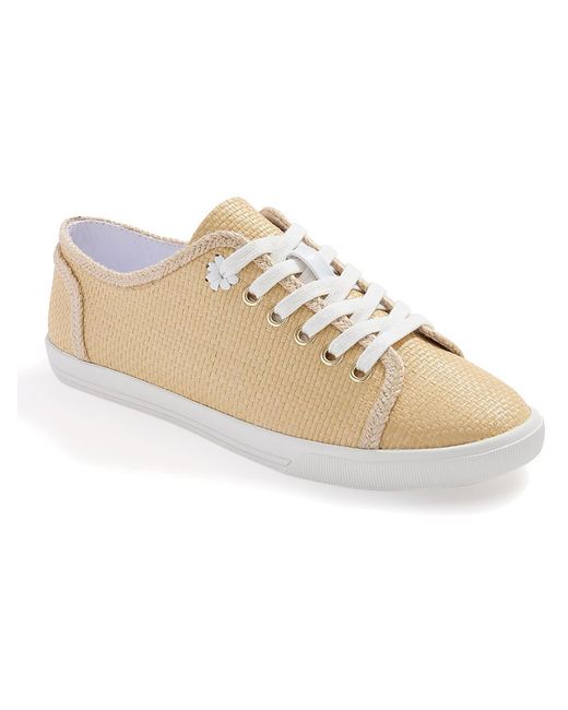 Jack Rogers Natural Lia Rope Low-top Lace-up Casual And Fashion Sneakers