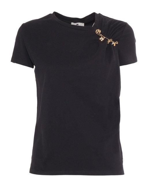 Elisabetta Franchi Black Classic T-Shirt