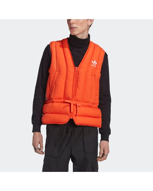 Adidas Orange Adicolor Parley Vest (gender Neutral) for men