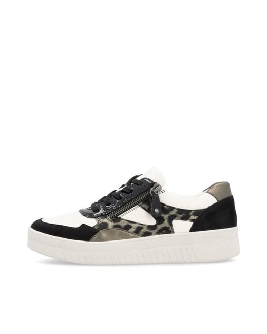 Remonte Black Leather Sneakers